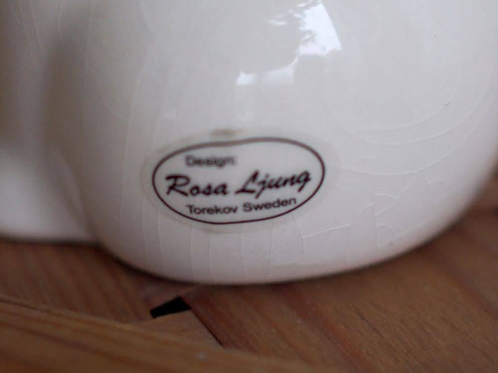 Rosa Ljung 猫の陶器置物