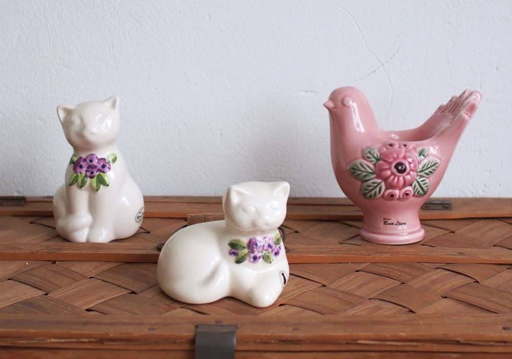 Rosa Ljung 猫の陶器置物