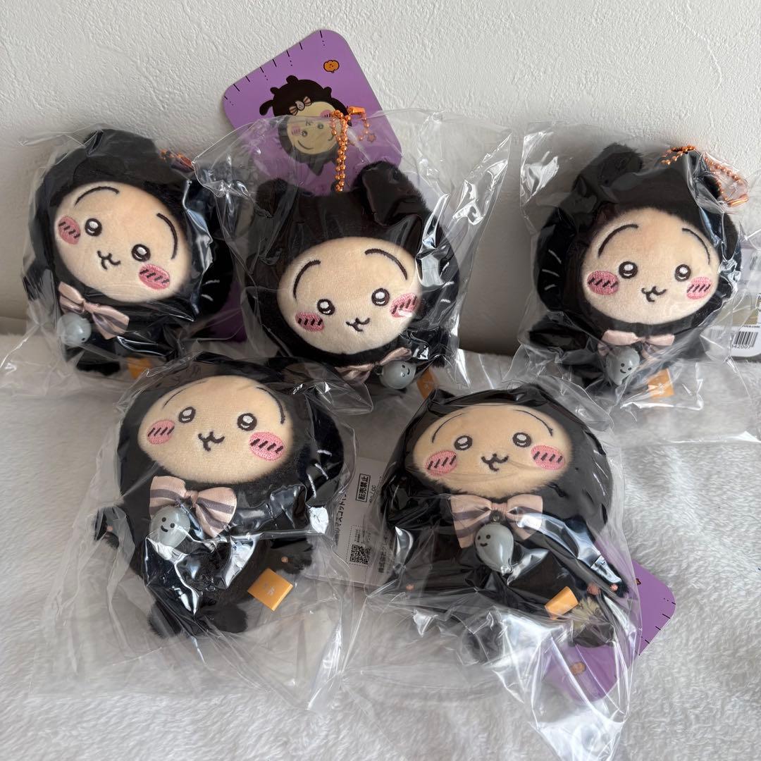 ちいかわ うさぎ 黒猫のマスコット 黒猫 マスコット 5点