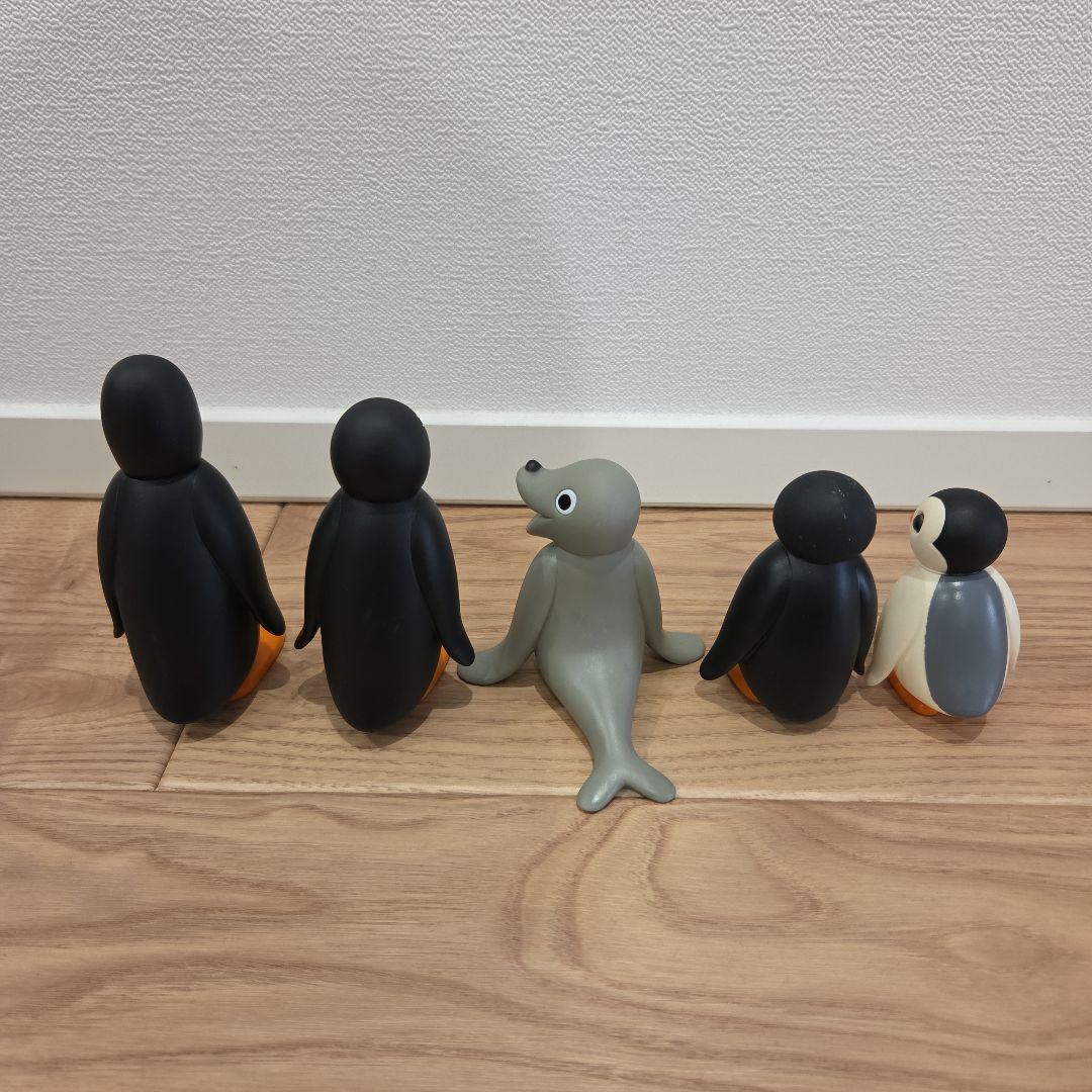 1993年製 レトロ ピングー フィギュア5体 PINGU