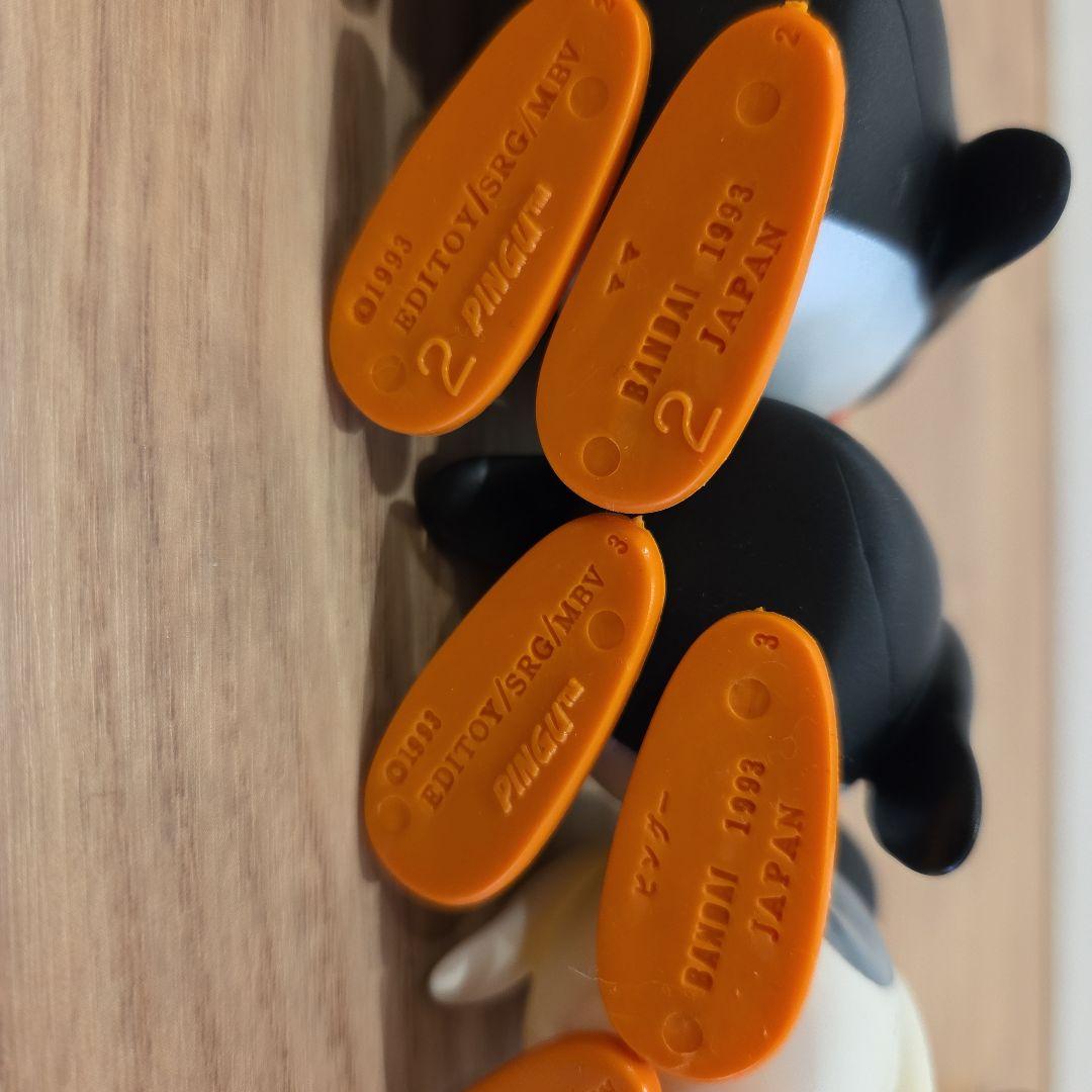 1993年製 レトロ ピングー フィギュア5体 PINGU