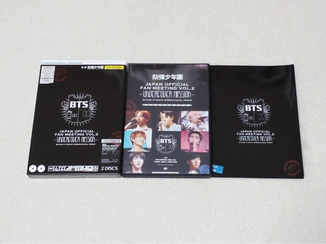 アイドル BTS JAPAN UNDERCOVER MISSION DVD