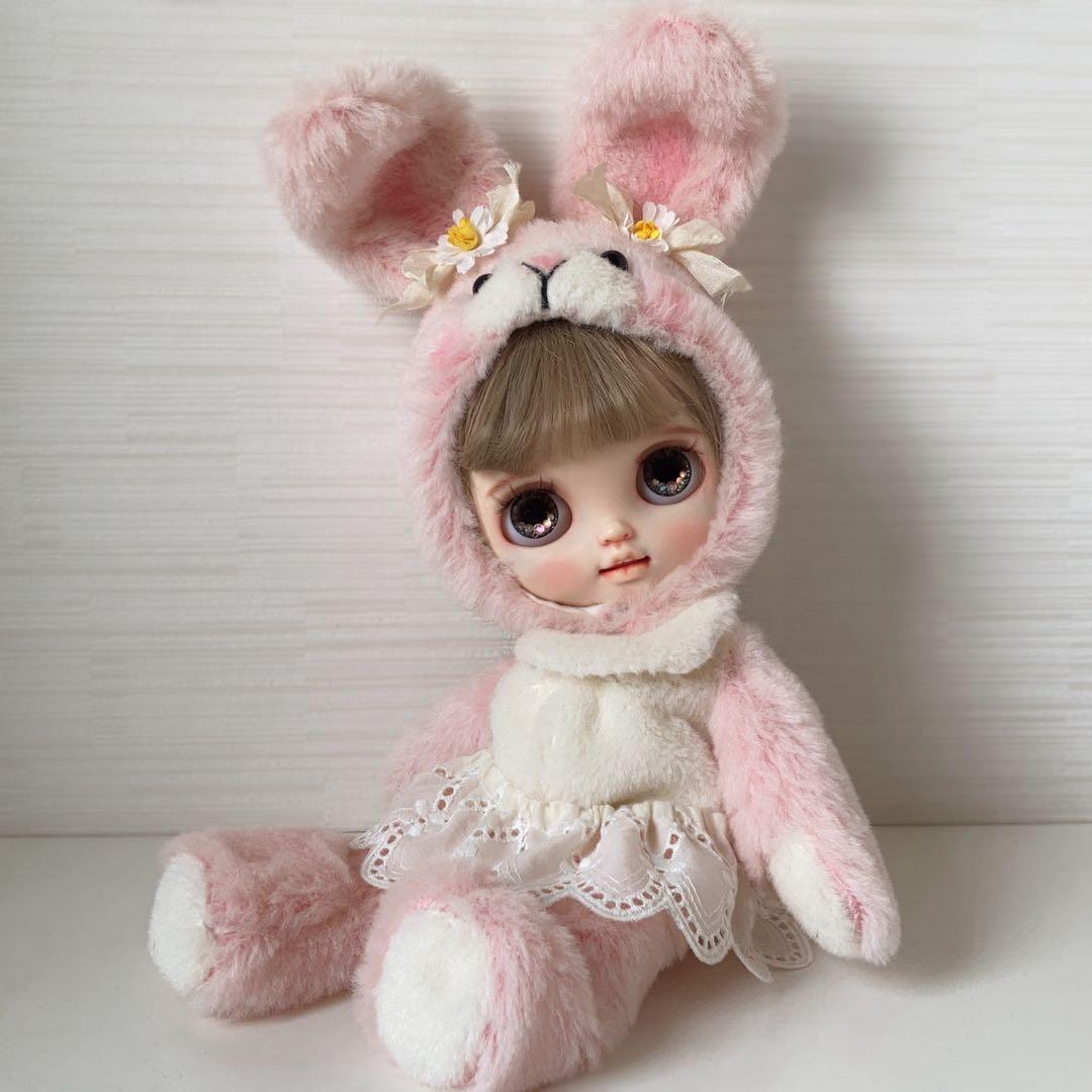 〈hosi08pd〉ブライスアウトフィット　着ぐるみうさちゃん