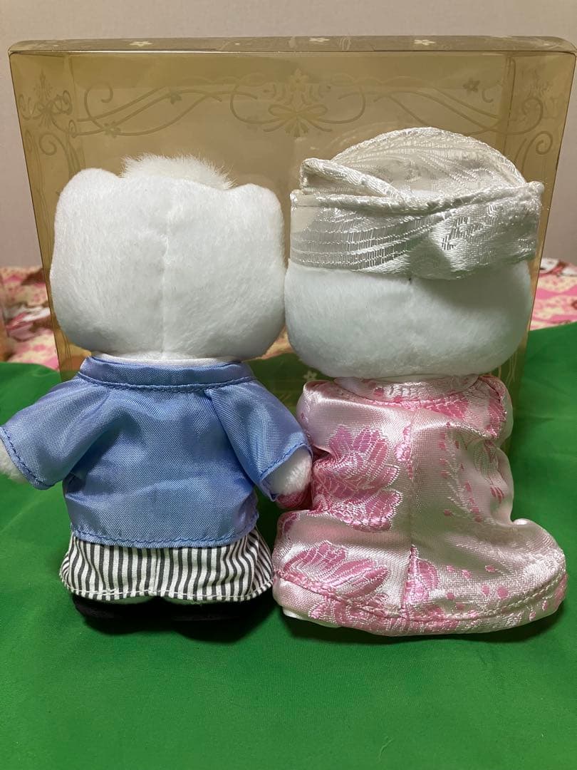 希少　レア　サンリオ　ハローキティ　ダニエル　和装結婚式　うちかけ　ぬいぐるみ