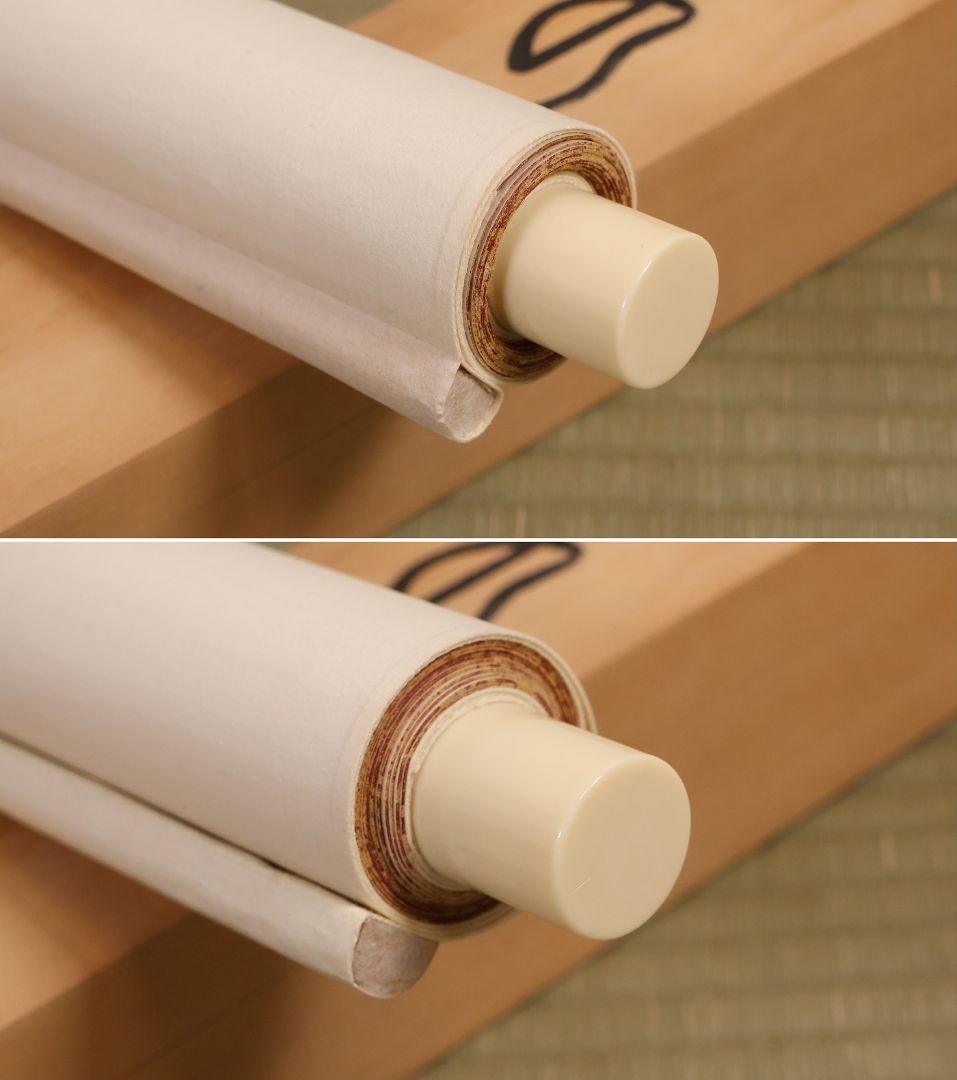 【真作】日本画 寿山 招福山水図 絹本 掛軸 青緑 彩色 福の神 MB158