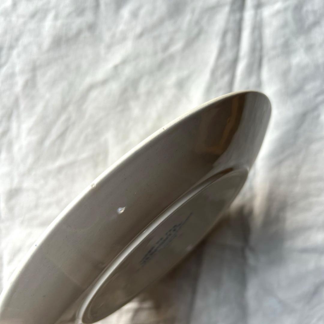 【超美品】【希少】フランスアンティーク　モノグラム　ケーキプレート　デザートB2