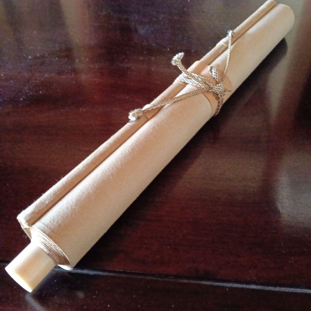 掛け軸/バラとすずめ