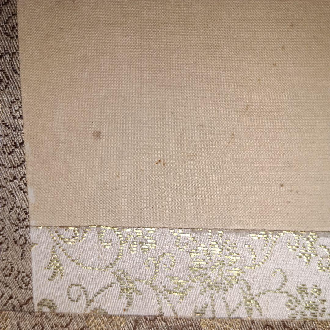 掛け軸/バラとすずめ