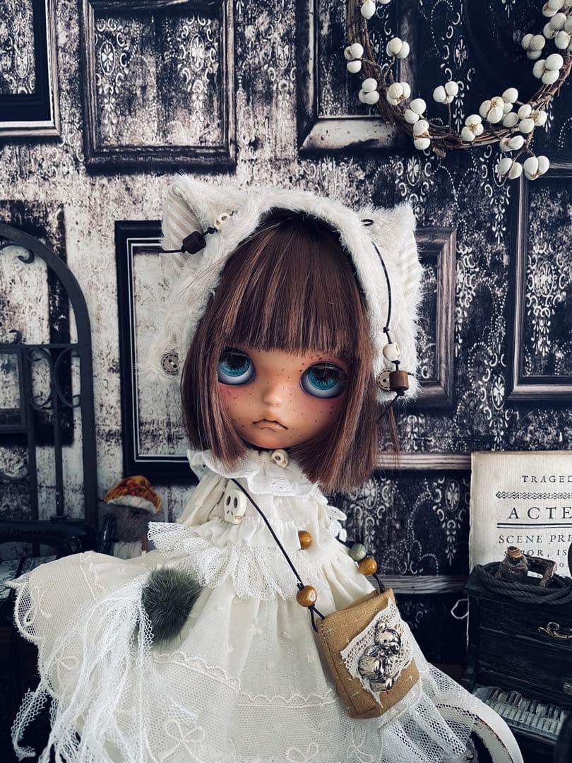 カスタム アイシードール そばかすの女の子 アウトフィット付属