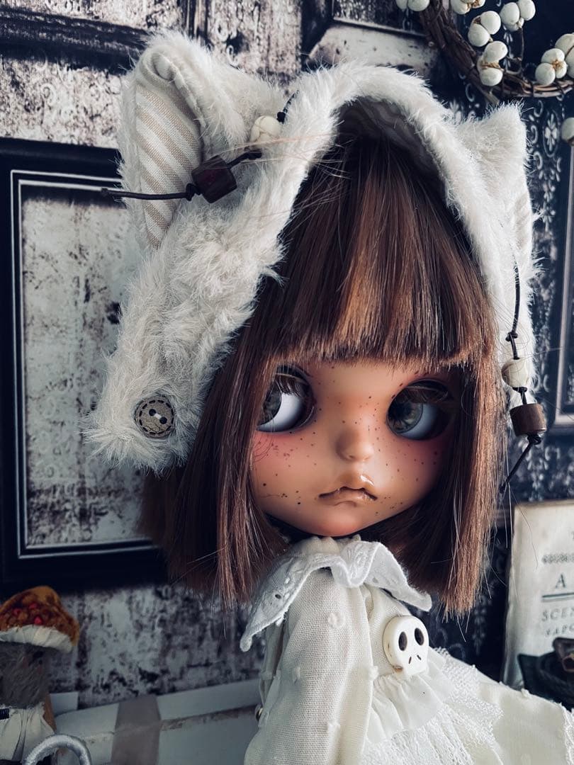 カスタム アイシードール そばかすの女の子 アウトフィット付属