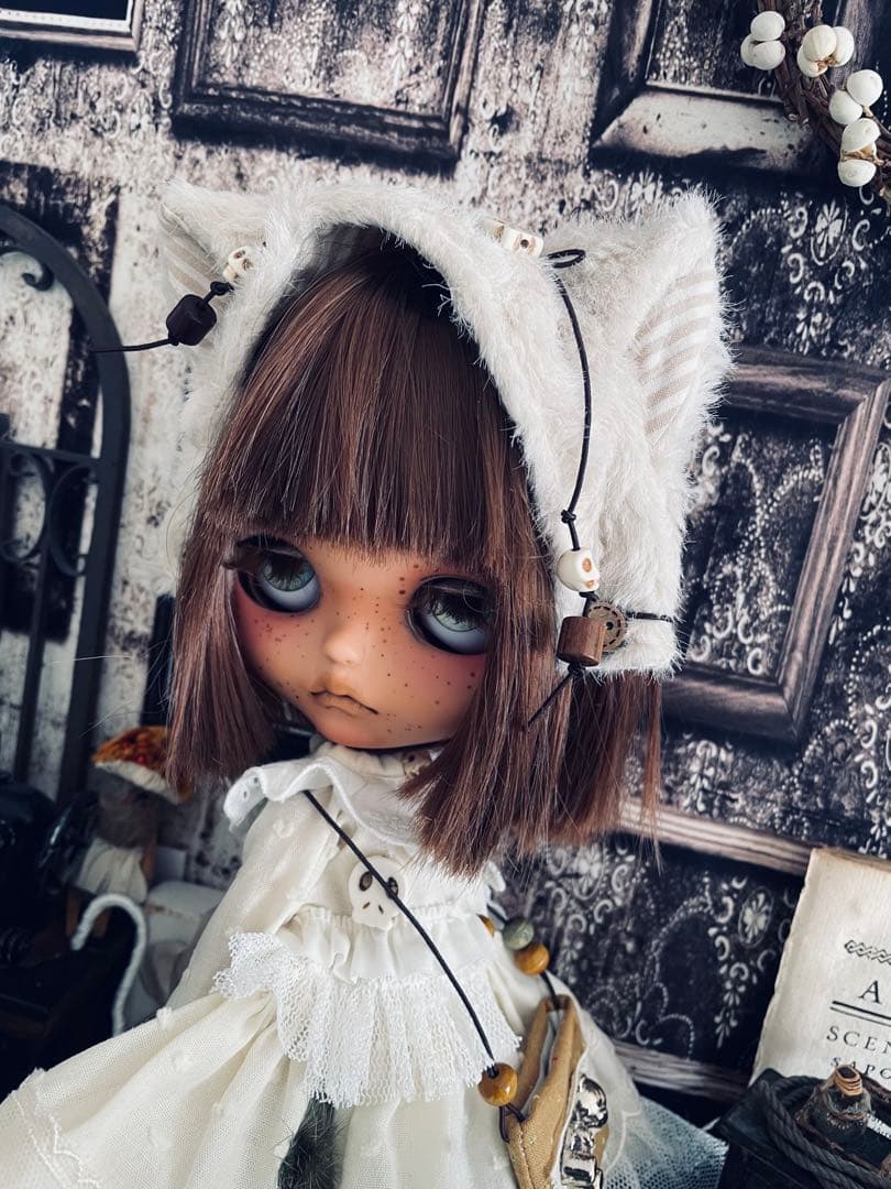 カスタム アイシードール そばかすの女の子 アウトフィット付属