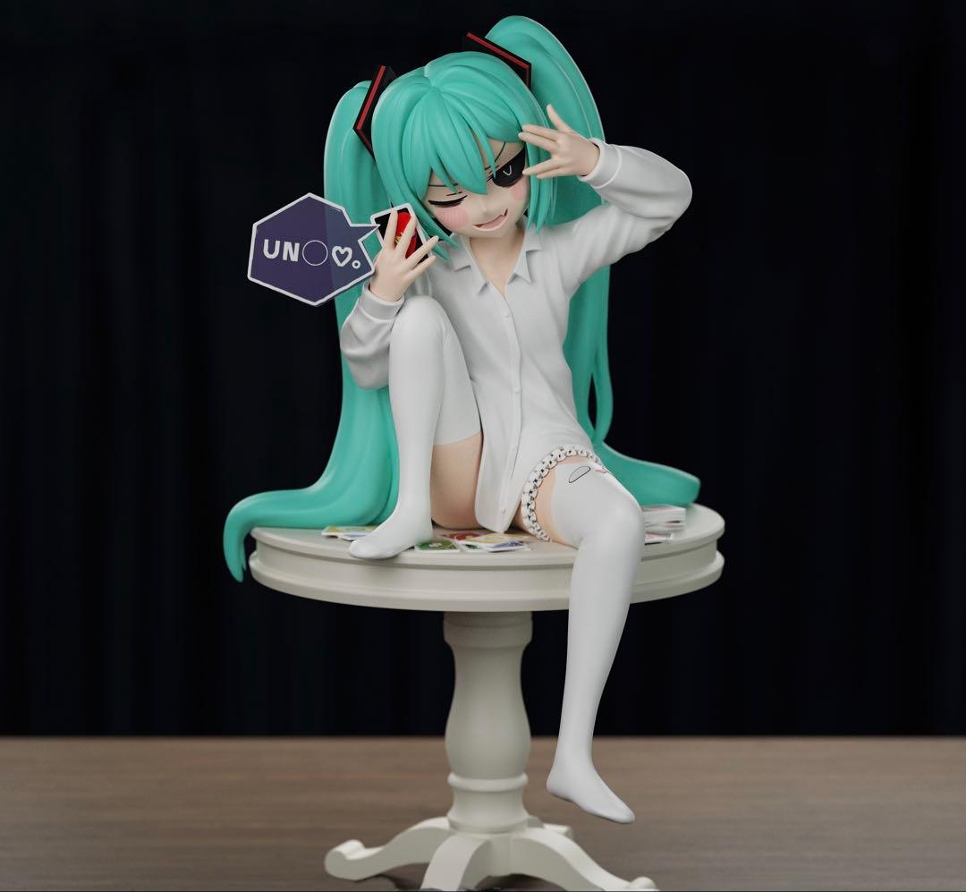 初音ミク　ガレージキット　未塗装未組立　1／7スケール　美女　美少女　フィギュア