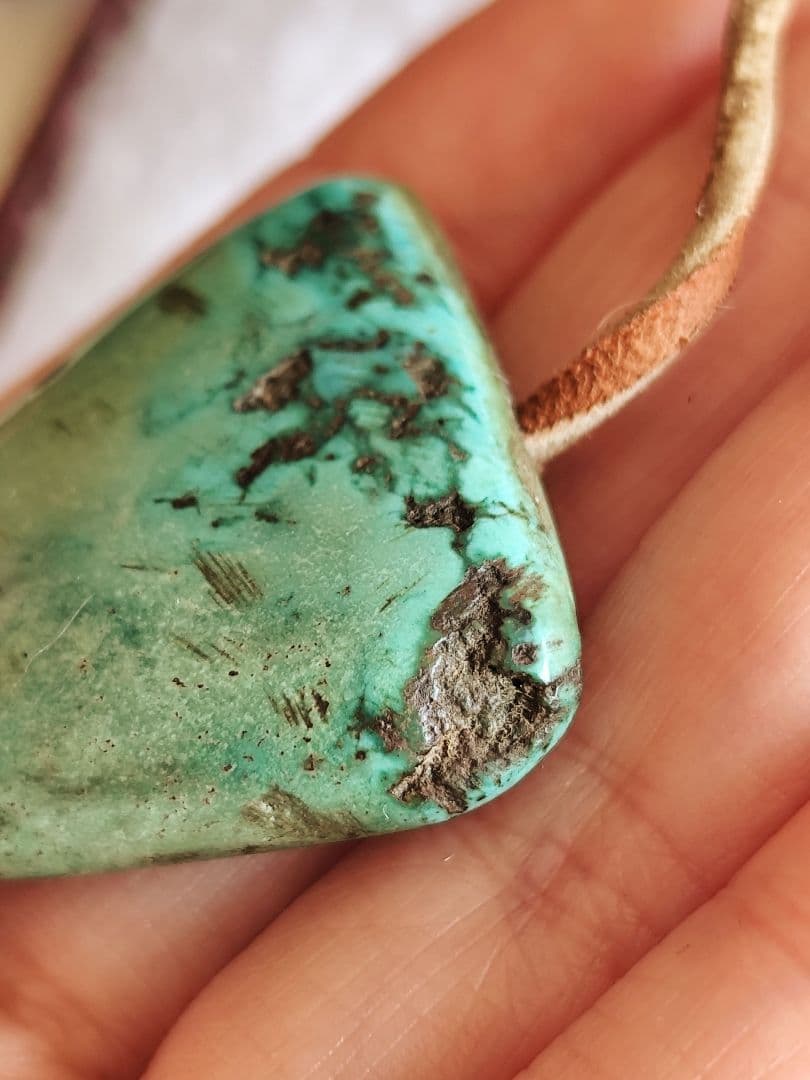 Antique Tibetan Turquoise ✳Triangle✳