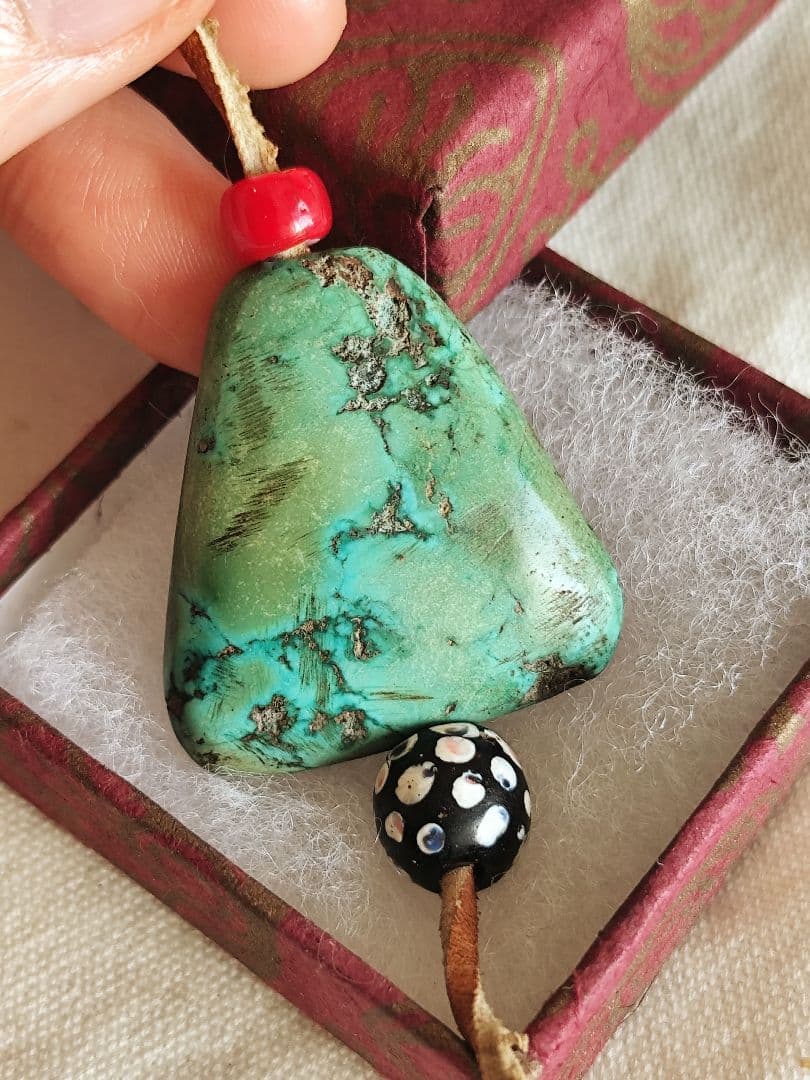 Antique Tibetan Turquoise ✳Triangle✳