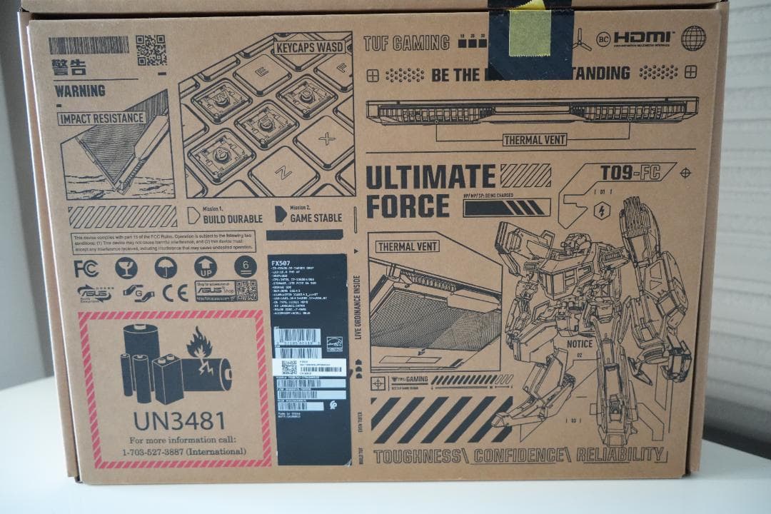 【超美品】ASUS TUF F15 ノートPC ゲーミング クリエーター向け