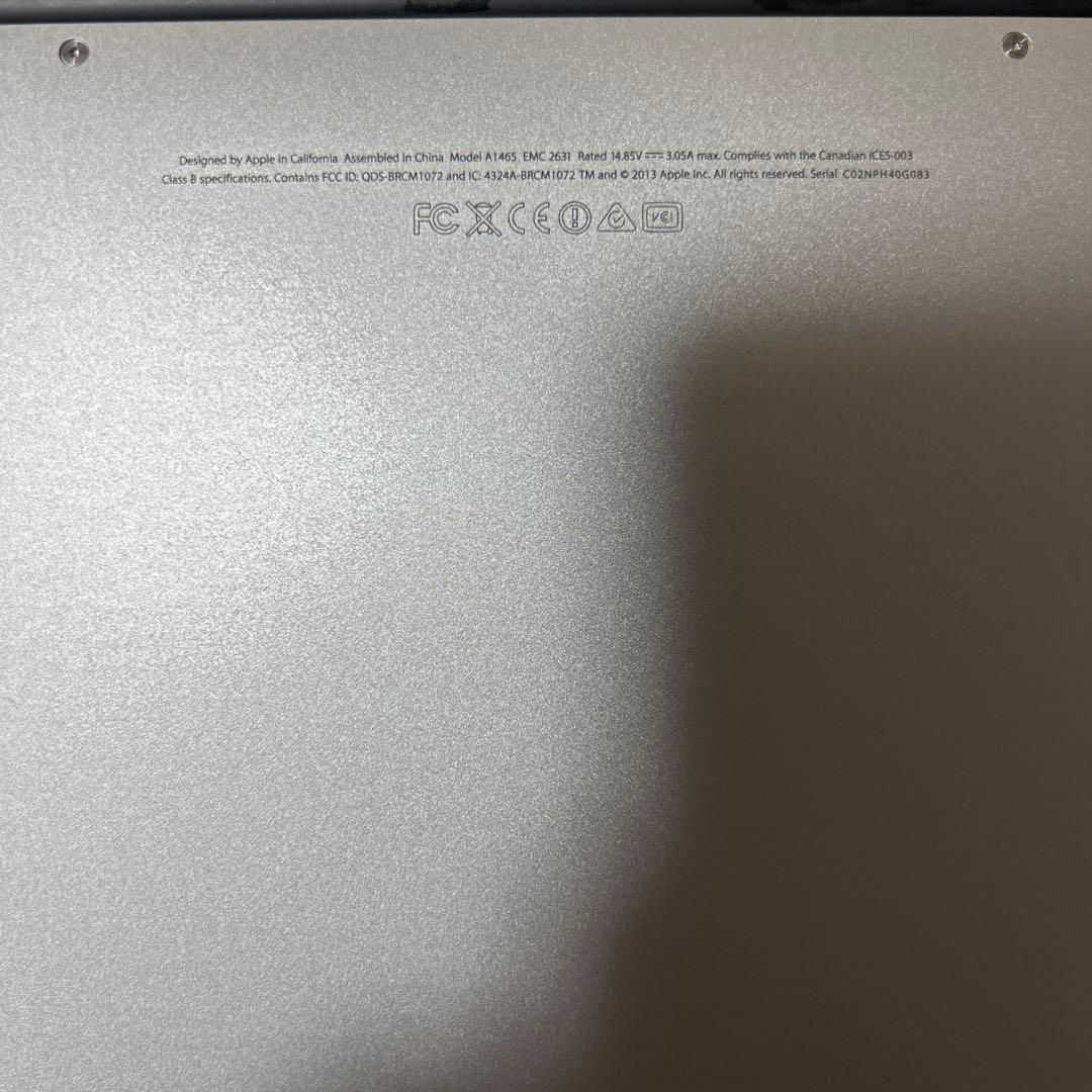 【美品】MacBook Air 11inch Early 2014 充電器付