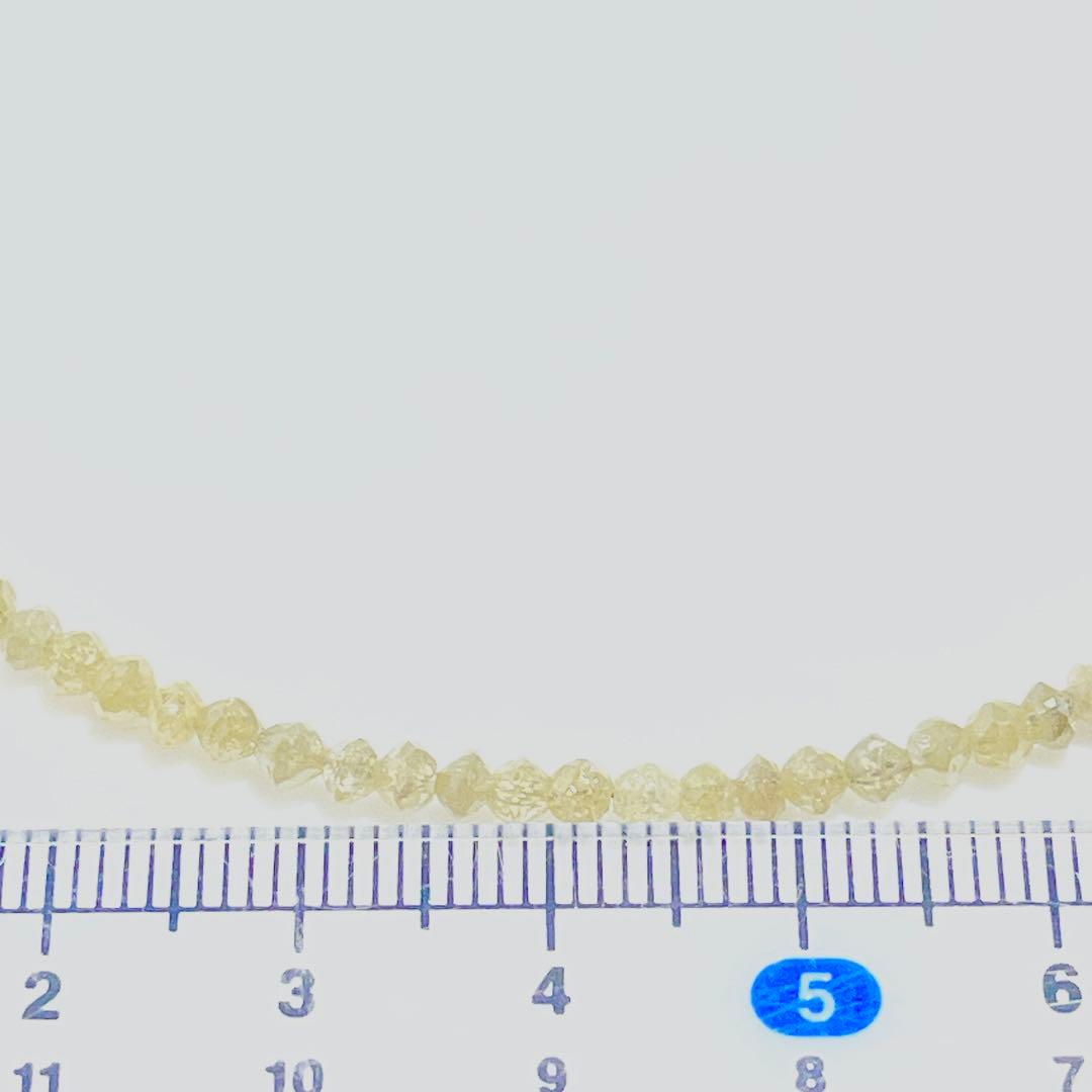 k18イエローダイヤモンドネックレスNO25-2539