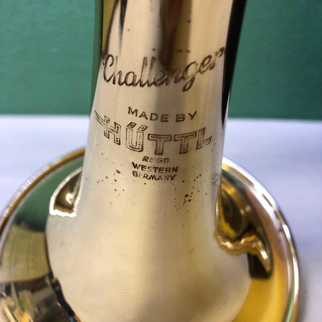 め4●Hüttl Challenger トランペット 本体 ケース付き