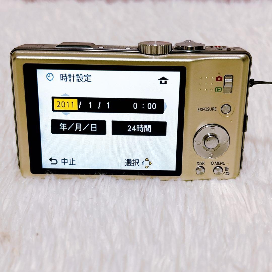 ✨美品✨【パナソニック】LUMIX DMC-TZ20 コンデジ カメラ ゴールド