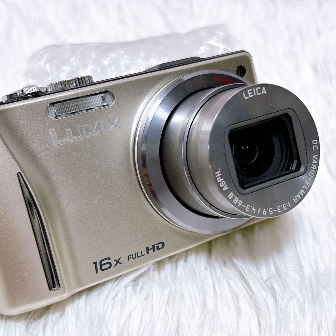 ✨美品✨【パナソニック】LUMIX DMC-TZ20 コンデジ カメラ ゴールド