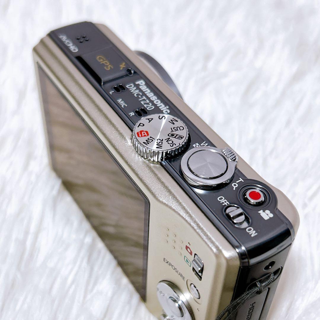 ✨美品✨【パナソニック】LUMIX DMC-TZ20 コンデジ カメラ ゴールド