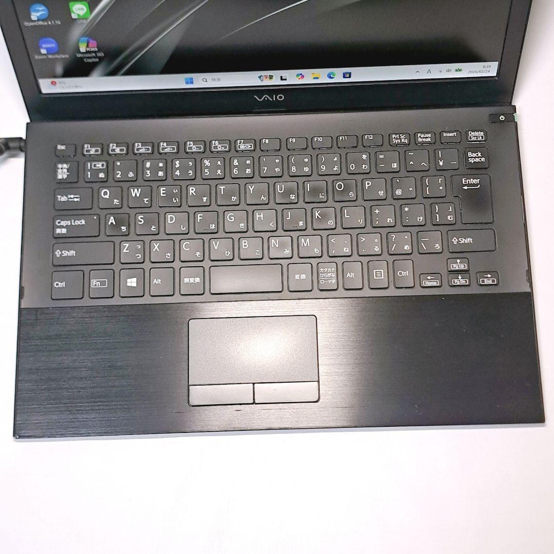 J107 VAIOノートパソコン i5/SSD Windows11 SONY