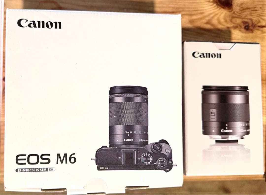 Canon EOS M6 + ズーム11-22mm+単焦点 EF-M 22mm