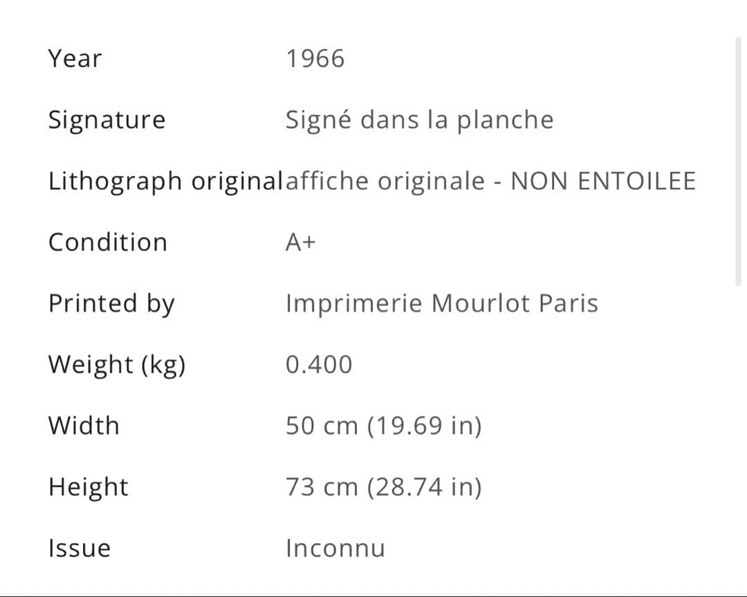 Matisse マティス　DESSINS GALERIE DINA VIERNY