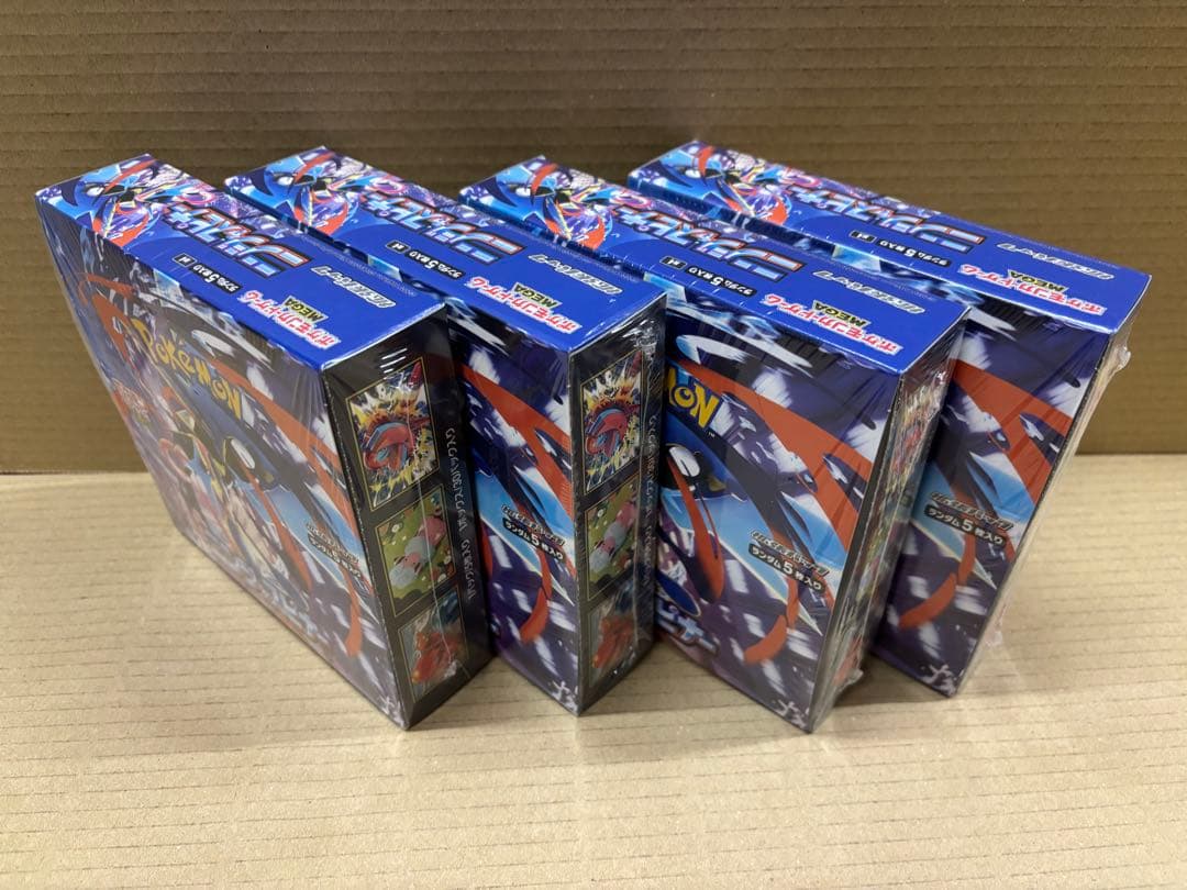 ポケモンカードゲーム ニンジャスピナー　新品未開封　シュリンク付き　4BOX