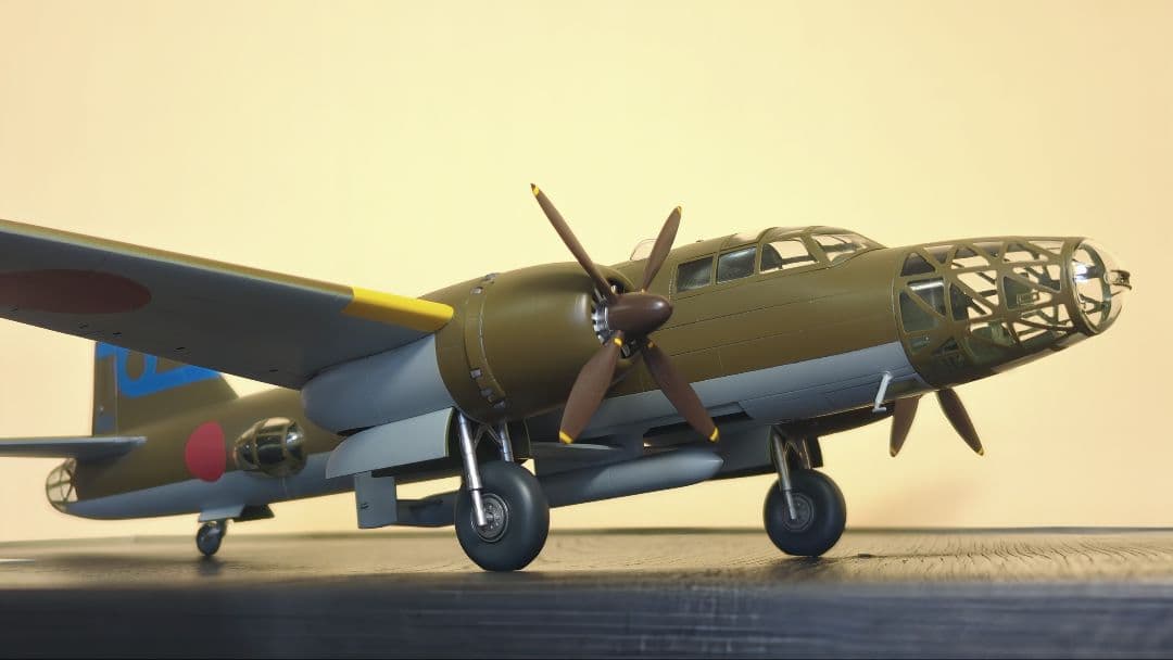 【ダイキ】ハセガワ1/72四式重爆_イ号一型甲搭載機(ケース完成済み)