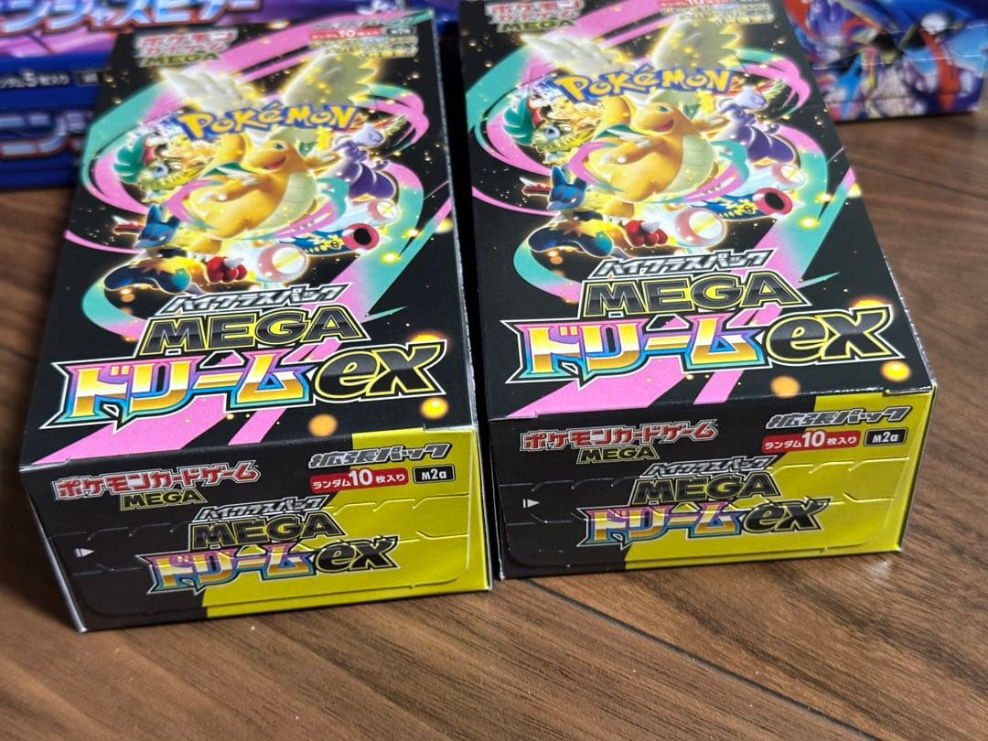 ポケモンカードMEGA ニンジャスピナー＆メガドリームex未開封4BOX