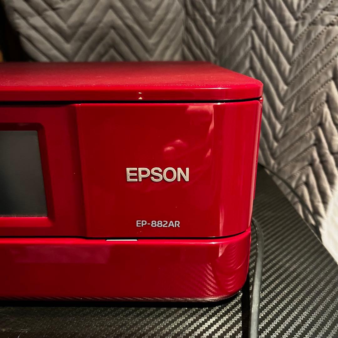 EPSON EP-882AR インクジェットプリンター レッド