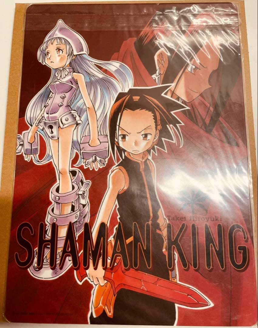 【貴重商品】 2002 シャーマンキング 下敷き 林原めぐみ 直筆サイン入り