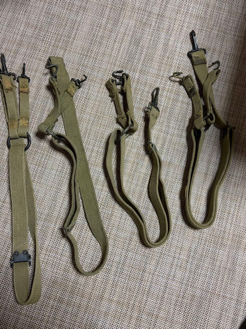 オリーブドラブ ナイロン スリング 4本セット