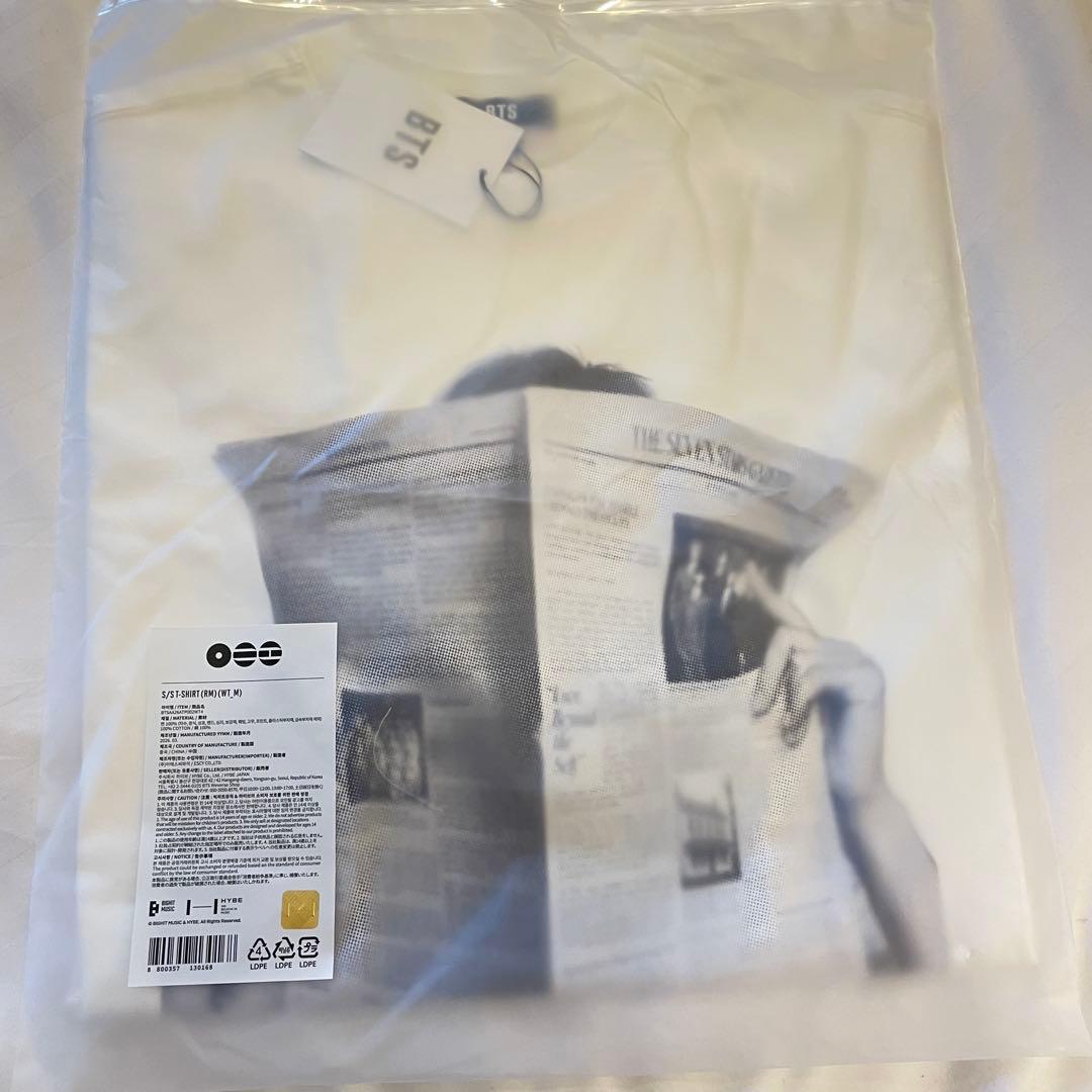 ナムジュン　BTS アリラン　ポップアップ　Tシャツ　Lサイズ　RM 新品未開封