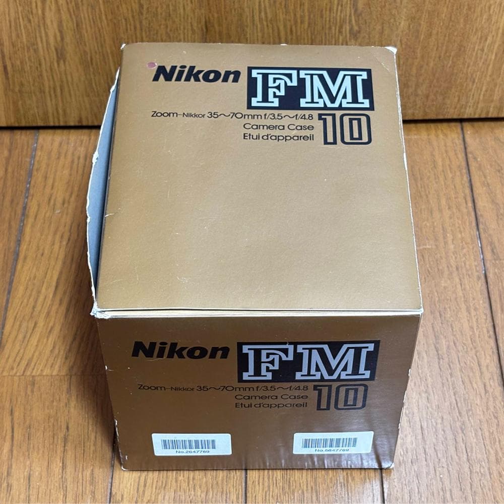 【美品】Nikon FM10 一眼レフ カメラセット レンズ付き フィルムタイプ