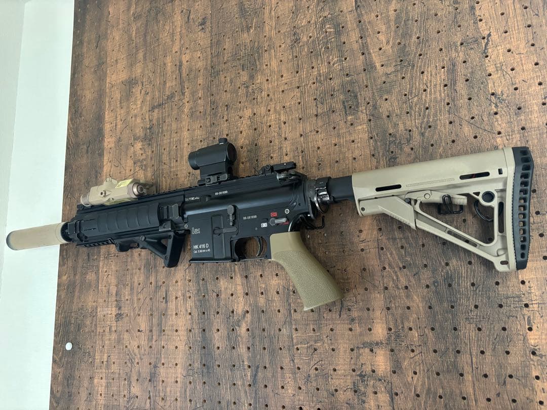次世代 hk416d ネイビーシールズカスタム 内部カスタムリポ化 リコイルあり
