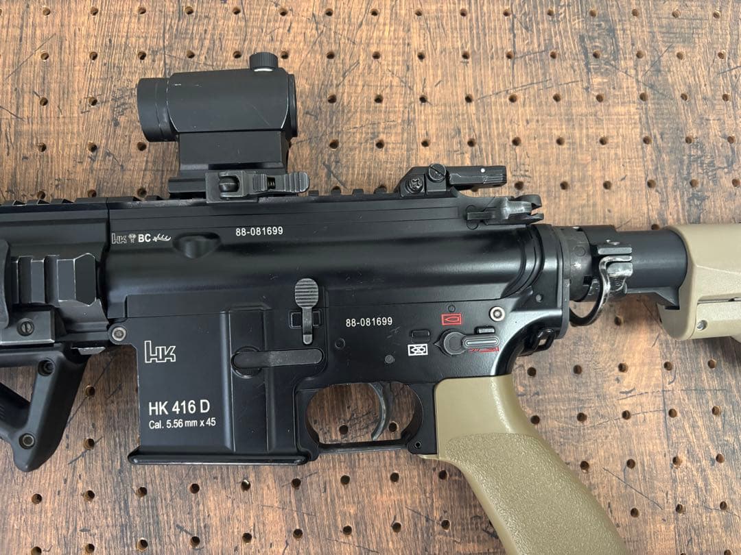 次世代 hk416d ネイビーシールズカスタム 内部カスタムリポ化 リコイルあり