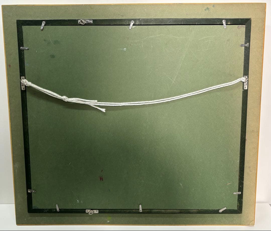 #油彩画 抽象静物画 額装作品