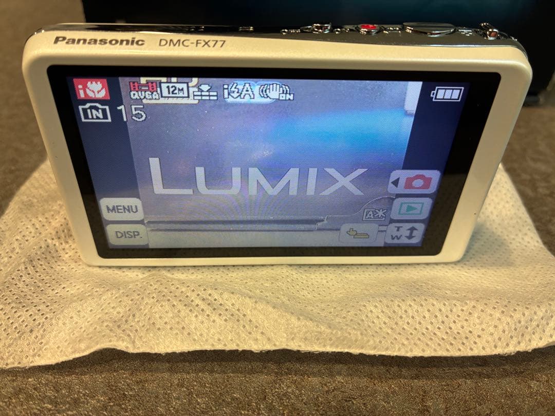 Panasonic FX77 ホワイト LUMIX コンパクトデジタルカメラ