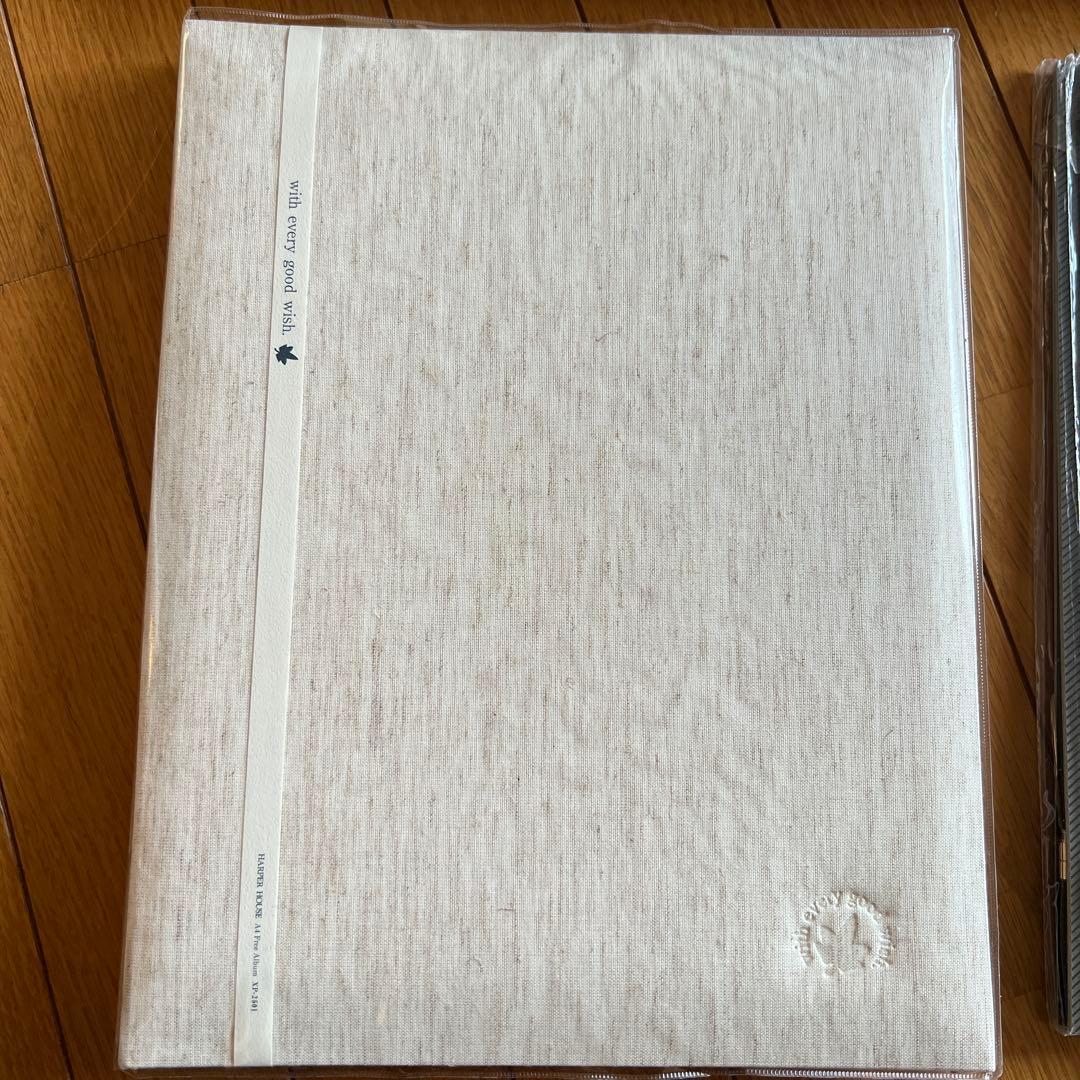 【まとめ売り】セキセイ フリーアルバム5冊＋スペア台紙4セット（黒）