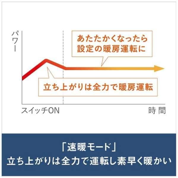ダイキン 遠赤外線暖房機 セラムヒート ブラウン ERFT11ZS-T