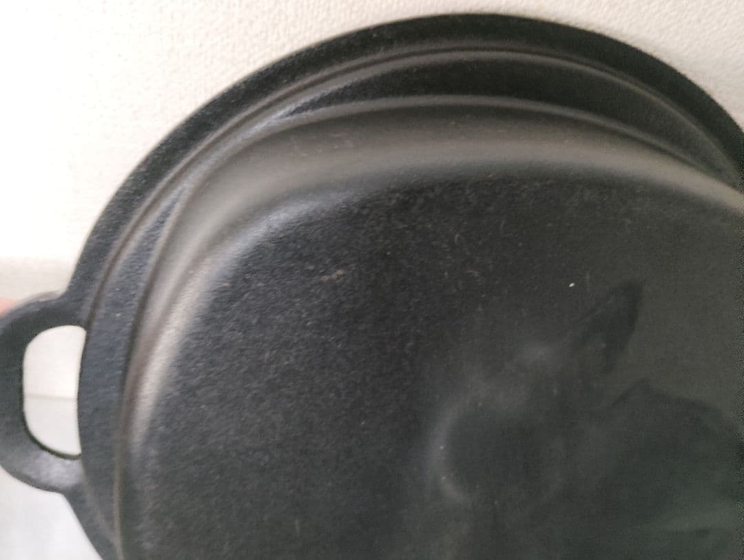 最終値下げ　未使用　すき焼兼餃子鍋　岩鋳　南部鉄器　 両手鍋　鉄鍋　IWACHU