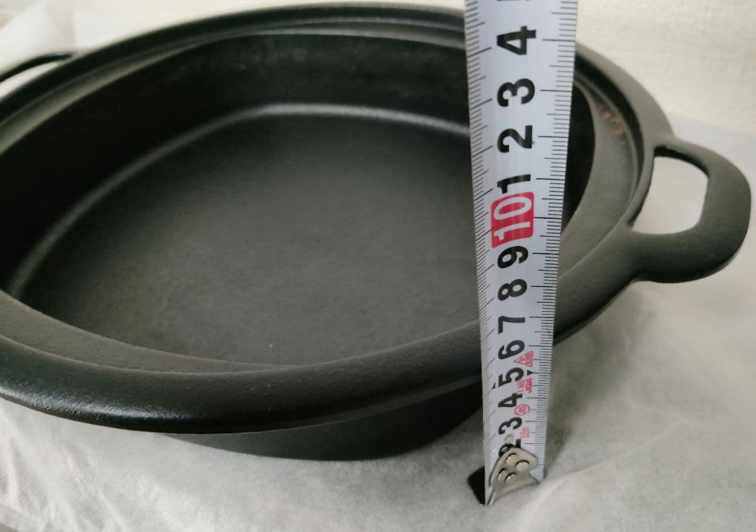 最終値下げ　未使用　すき焼兼餃子鍋　岩鋳　南部鉄器　 両手鍋　鉄鍋　IWACHU