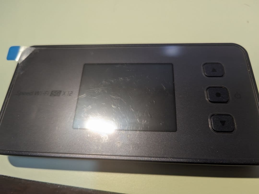 【美品】Speed Wi-Fi 5G X12 NEC 画面フィルム付