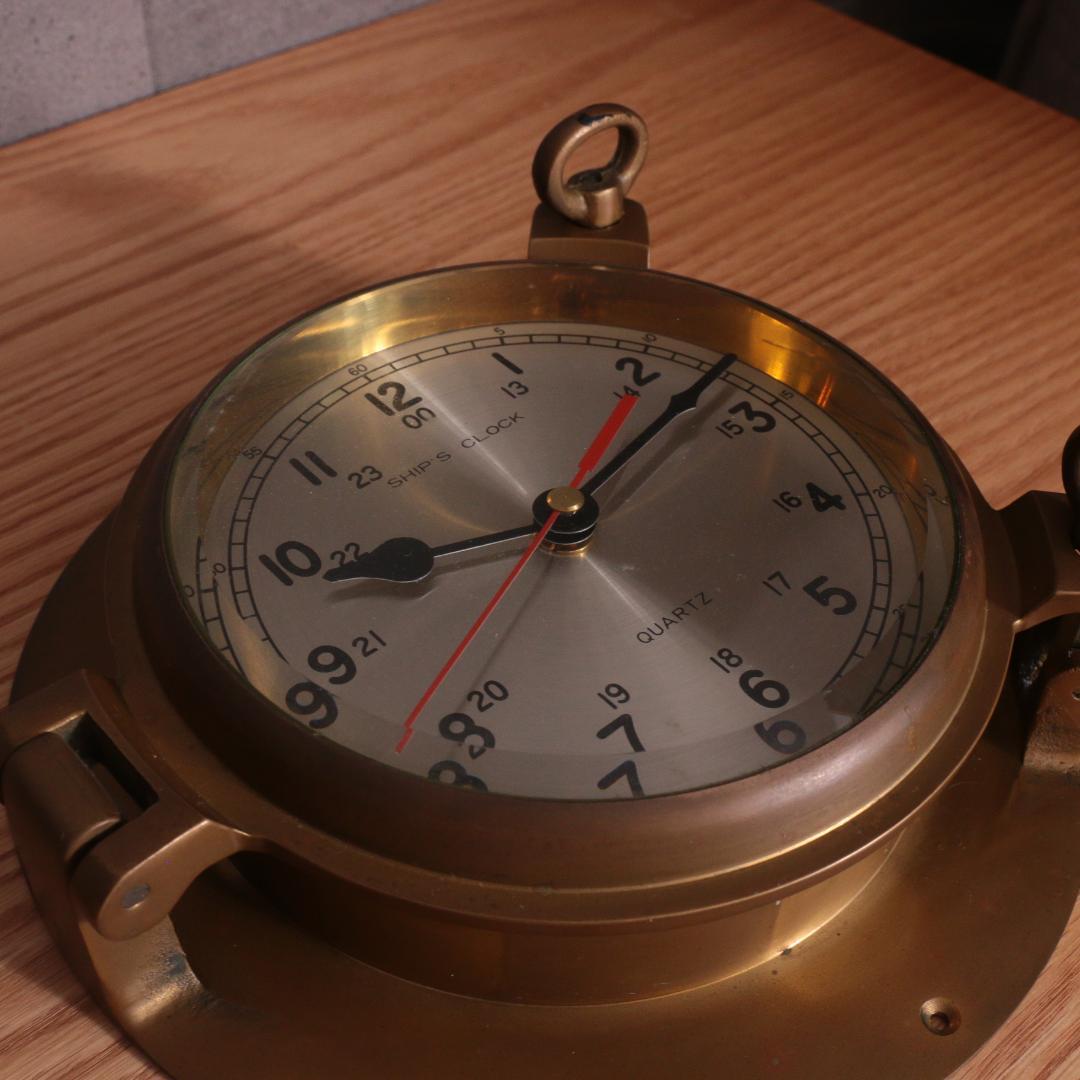 ラッツ&スター様 動作OK 真鍮製 SHIP'S CLOCK シップズクロ