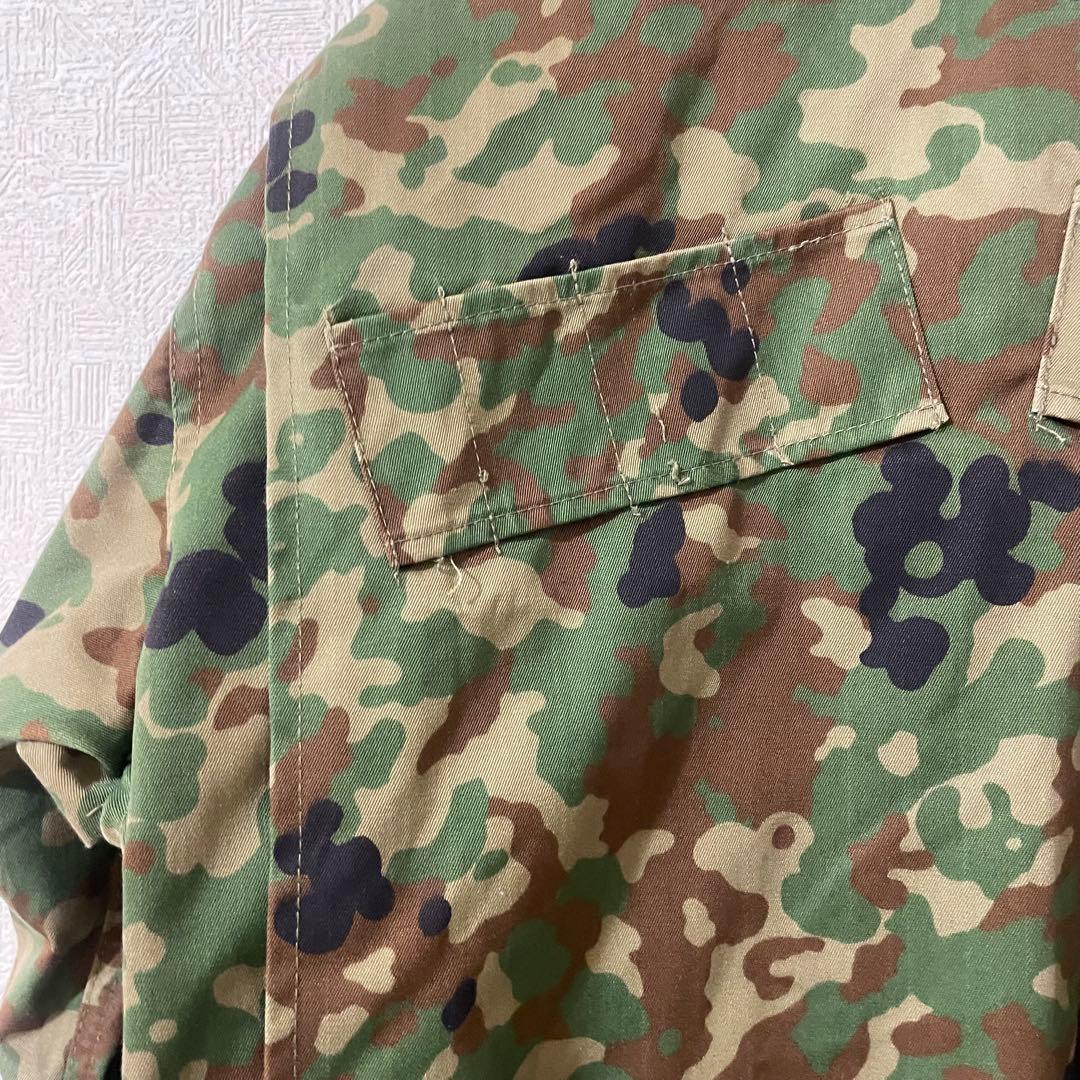 【未使用に近い】６Ａ 陸上自衛隊 　迷彩服　ミリタリー　戦闘服　上下セット