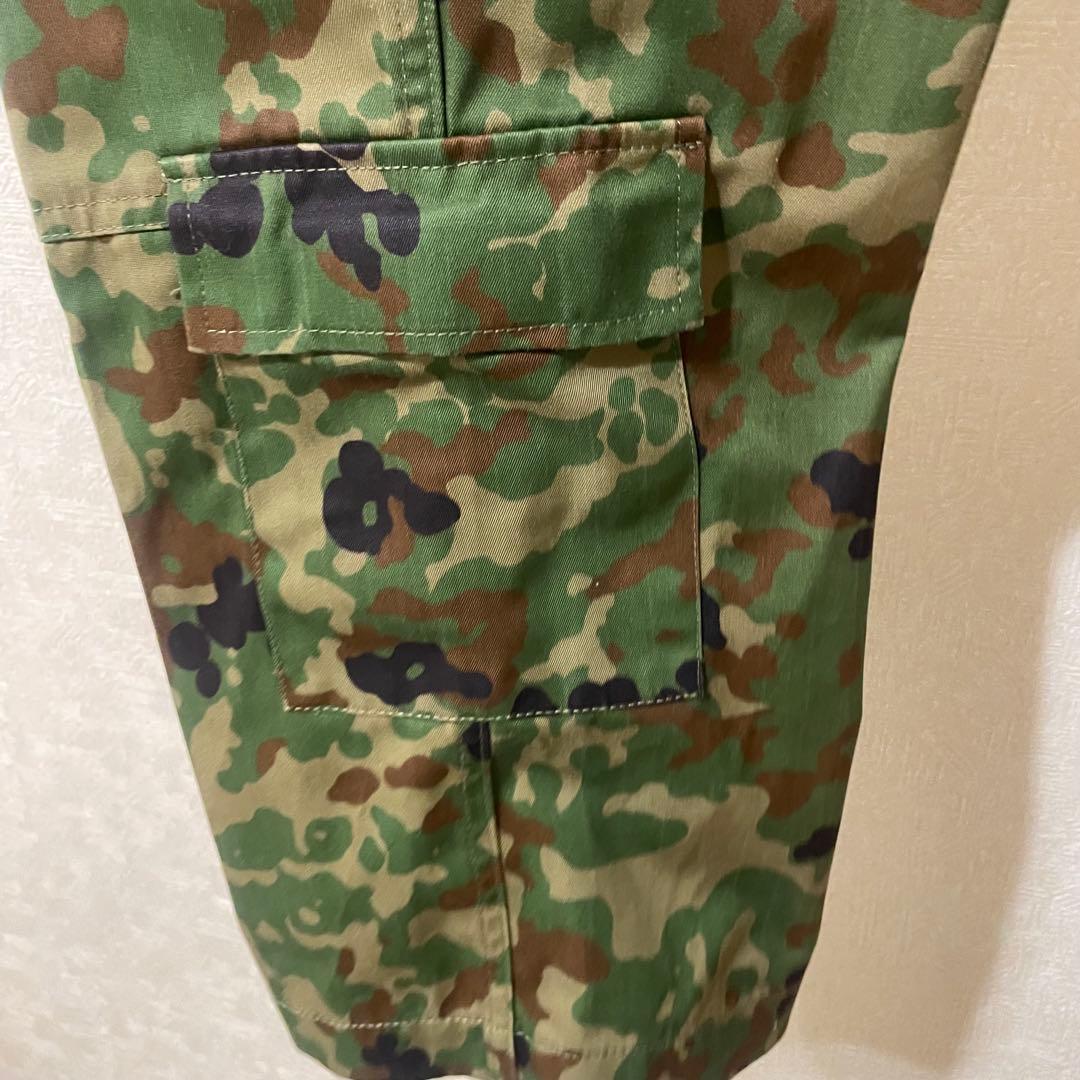 【未使用に近い】６Ａ 陸上自衛隊 　迷彩服　ミリタリー　戦闘服　上下セット