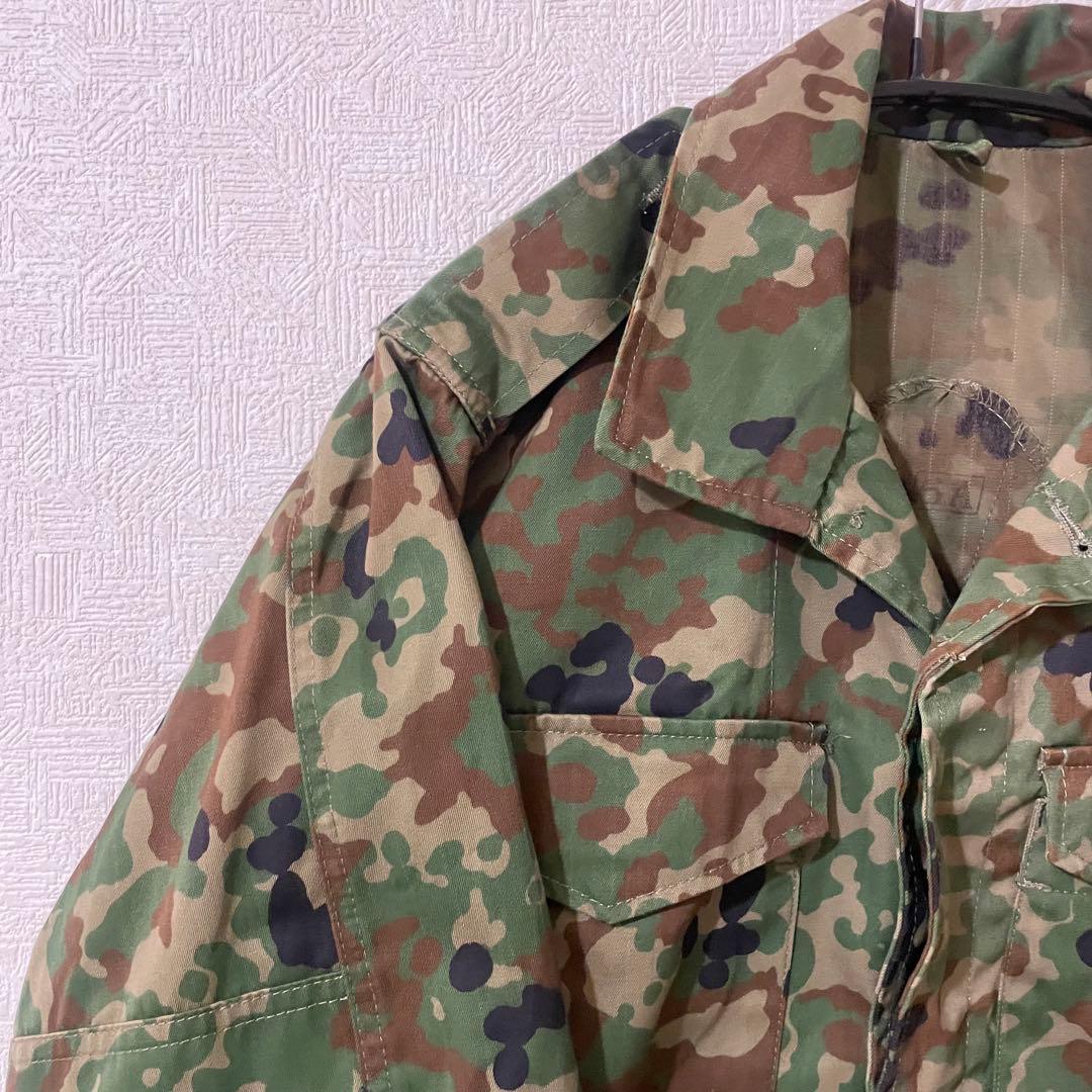 【未使用に近い】６Ａ 陸上自衛隊 　迷彩服　ミリタリー　戦闘服　上下セット