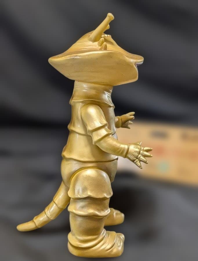 カネゴン「ウルトラQ」登場怪獣（ブルマァク復刻）ソフビフィギュア